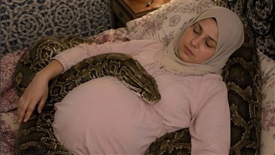 تنام امراءة حامل