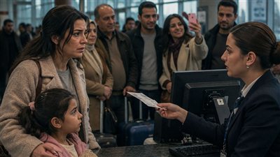 الموظفه وقفتني في المطار